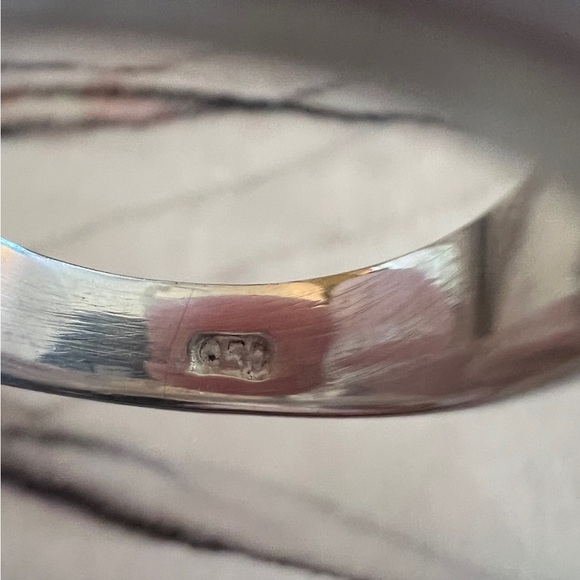 ❤️ Taxco 950 Sterling Silver Peruvian Inlaid Multi-Stone Band Ring Sz 8.5 Unisex - Picture 9 of 11